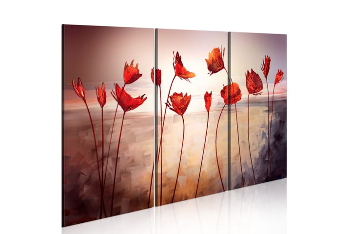 Taulu Bright Red Poppies 60x40 - Artgeist sp. z o. o. - Sisustustuotteet - Taulu & taide - Canvas-taulu