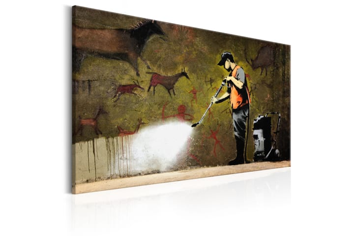 Taulu Cave Painting by Banksy 120x80 - Artgeist sp. z o. o. - Sisustustuotteet - Taulu & taide - Canvas-taulu