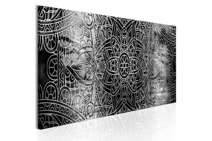 Taulu Mandala Grey Depths 135x45 - Artgeist sp. z o. o. - Sisustustuotteet - Seinäkoristeet - Tapetit - Valokuvatapetit