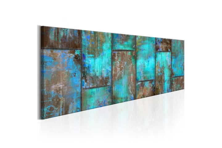 Taulu Metal Mosaic Blue 150x50 - Artgeist sp. z o. o. - Sisustustuotteet - Taulu & taide - Canvas-taulu