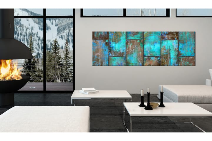 Taulu Metal Mosaic Blue 150x50 - Artgeist sp. z o. o. - Sisustustuotteet - Taulut & taide - Canvas-taulut