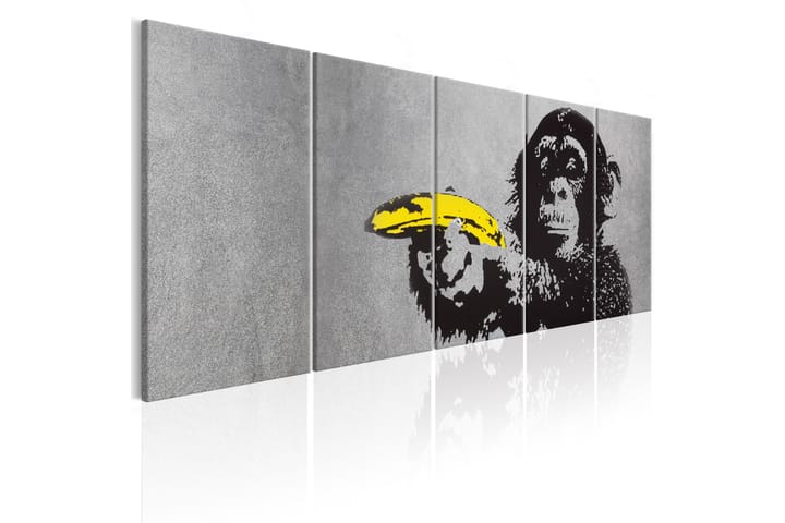 Taulu Monkey And Banana 200x80 - Saatavana usean kokoisena - Sisustustuotteet - Taulut & taide - Canvas-taulut