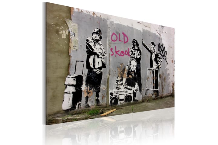 Taulu Old School Banksy 60x40 - Artgeist sp. z o. o. - Sisustustuotteet - Taulu & taide - Canvas-taulu