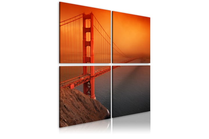 Taulu San Francisco Golden Gate Bridge 80x80 - Artgeist sp. z o. o. - Sisustustuotteet - Taulut & taide - Canvas-taulut