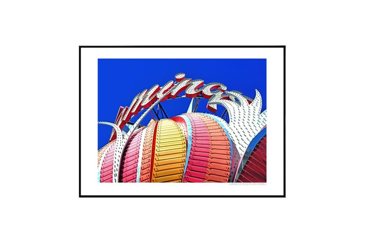 Flamingo - Las Vegas Kuva Monivärinen - 40x30 cm - Sisustustuotteet - Taulu & taide - Julisteet