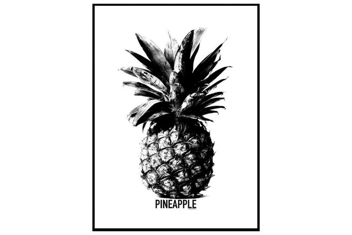 Juliste Black pineapple - Saatavilla useita kokoja - Sisustustuotteet - Taulut & taide - Julisteet
