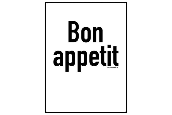 Juliste Bon Appetit - Saatavilla useita kokoja - Sisustustuotteet - Taulut & taide - Julisteet