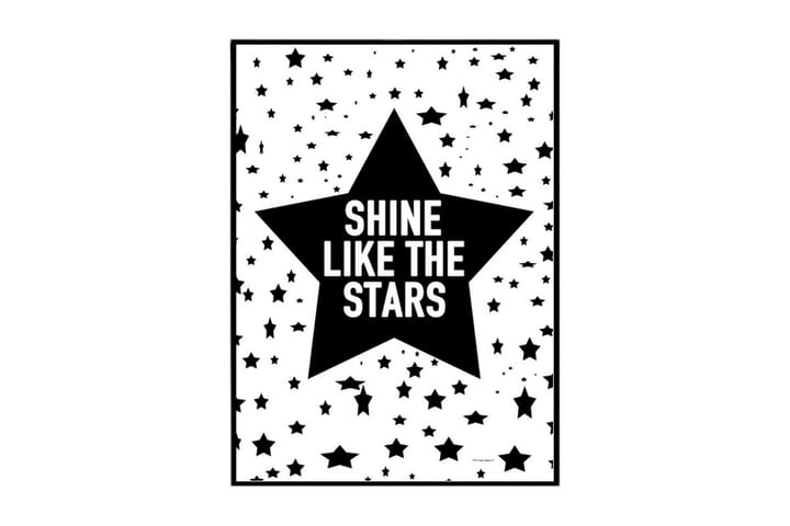 Juliste Shine like the stars - Saatavilla useita kokoja - Sisustustuotteet - Taulut & taide - Julisteet