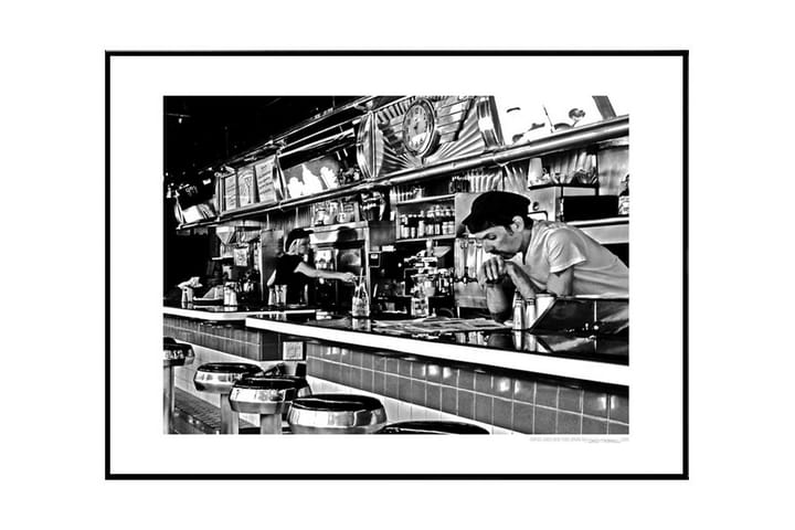 The Empire Diner, NY Kuva Valkoinen/Musta - 40x30 cm - Sisustustuotteet - Taulu & taide - Juliste