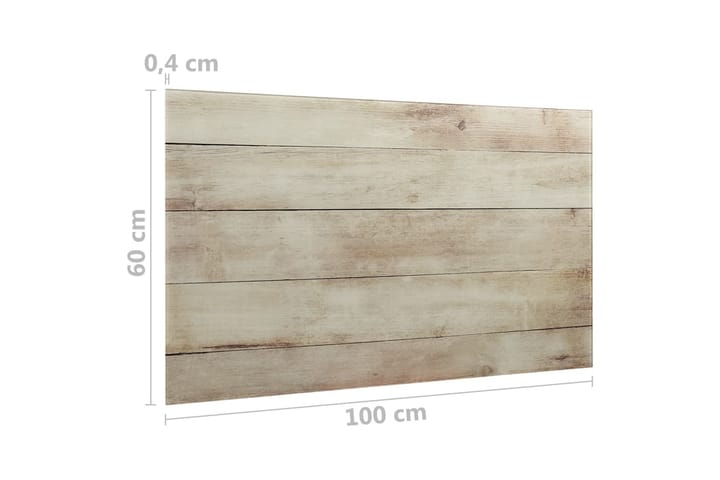 Seinäkiinnitteinen magneettinen tussitaulu lasi 100x60 cm - Ruskea - Sisustustuotteet - Taulut & taide - Kirjoitustaulu & piirustustaulu - Ilmoitustaulu