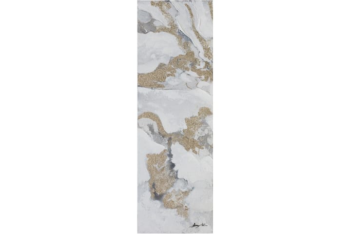 Öljymaalaus 40x120 cm Marmori - Sisustustuotteet - Taulut & taide