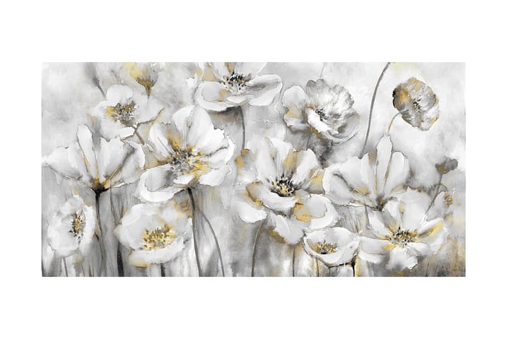 Öljymaalaus Valkoiset Kukat - Sisustustuotteet - Taulu & taide - Kirjoitustaulu & piirustustaulu - Liitutaulu