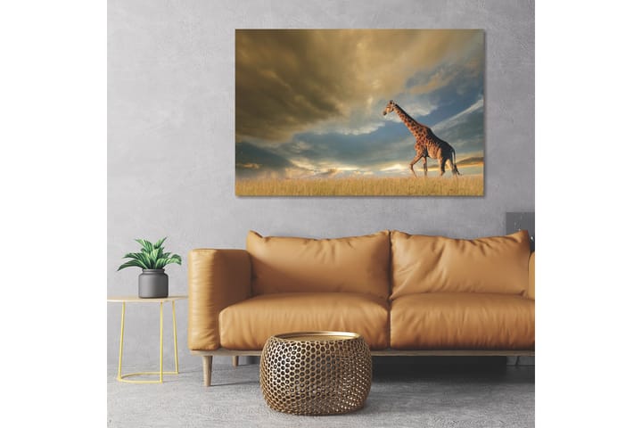 Akryylitaulu Giraffe Glas - 80x120 cm - Sisustustuotteet - Taulu & taide