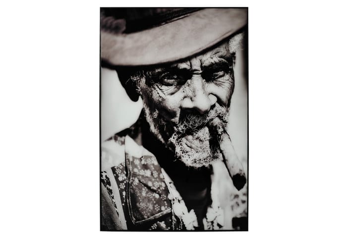 Taulu Man med Cigarr - 80x120 cm Monivärinen - Sisustustuotteet - Taulut & taide - Canvas-taulut