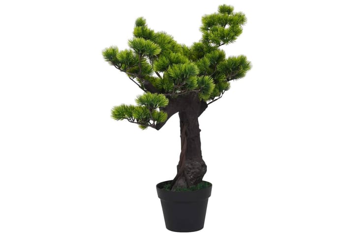 Tekokasvi bonsaipuu mänty ruukulla 75 cm vihreä - Vihreä - Sisustustuotteet - Tekokasvit