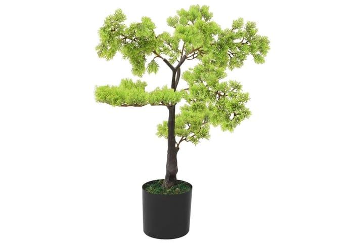 Tekokasvi bonsaipuu sypressi ruukulla 60 cm vihreä - Vihreä - Sisustustuotteet - Tekokasvit