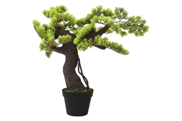 Tekokasvi bonsaipuu sypressi ruukulla 75 cm vihreä - Vihreä - Sisustustuotteet - Tekokasvit