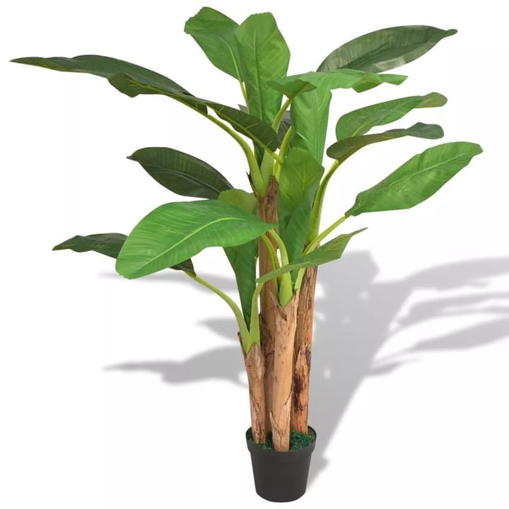 Tekokasvi ruukulla banaanipuu 175 cm vihreä - Vihreä - Sisustustuotteet - Tekokasvit
