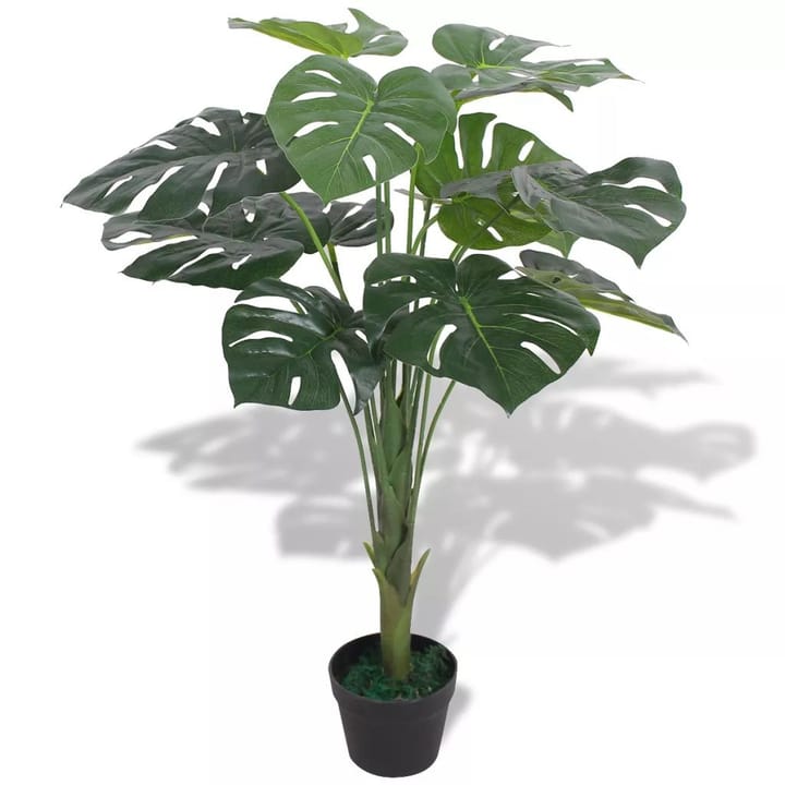 Tekokasvi ruukulla jättipeikonlehti 70 cm vihreä - Monivärinen - Sisustustuotteet - Tekokasvit