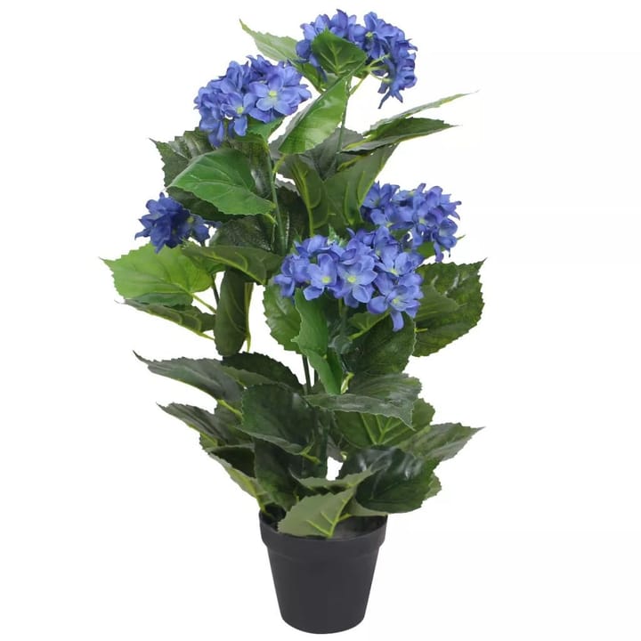 Tekokukka ruukulla hortensia 60 cm sininen - Monivärinen - Sisustustuotteet - Tekokasvit