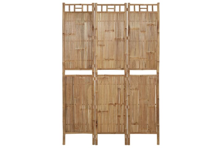 3-paneelinen tilanjakaja bambu 120x180 cm - Ruskea - Sisustustuotteet - Tilanjakajat & sermit