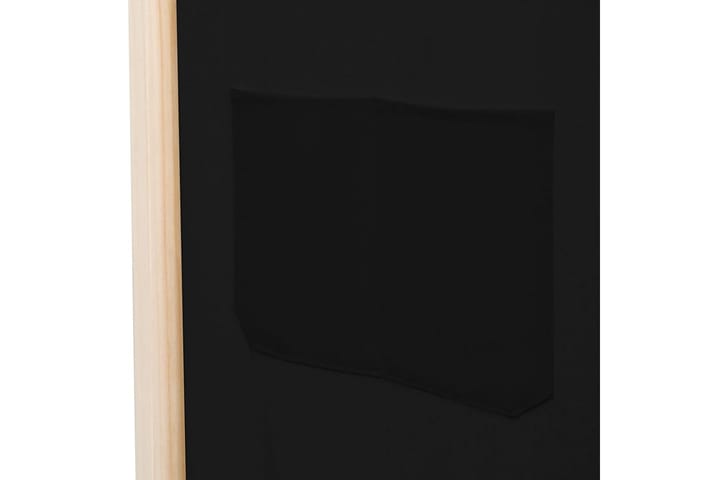 3-Paneelinen Tilanjakaja musta 120x170x4 cm kangas - Musta - Sisustustuotteet - Tilanjakajat & sermit