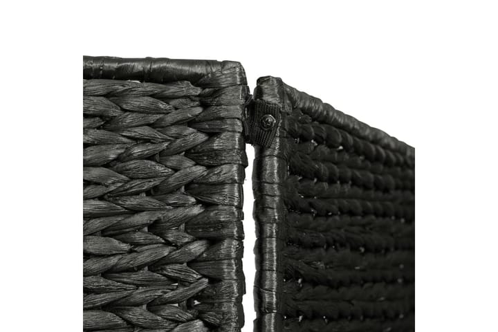 5-Paneelinen tilanjakaja 193x160 cm vesihyasintti musta - Musta - Sisustustuotteet - Tilanjakajat & sermit