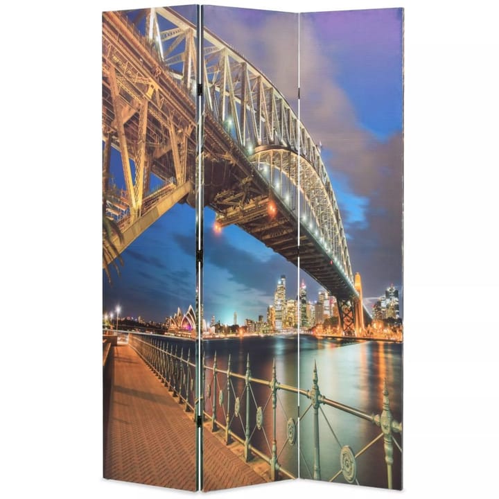 Taitettava huoneenjakaja 120x170 cm Sydney Harbour Bridge - Monivärinen - Sisustustuotteet - Tilanjakajat & sermit