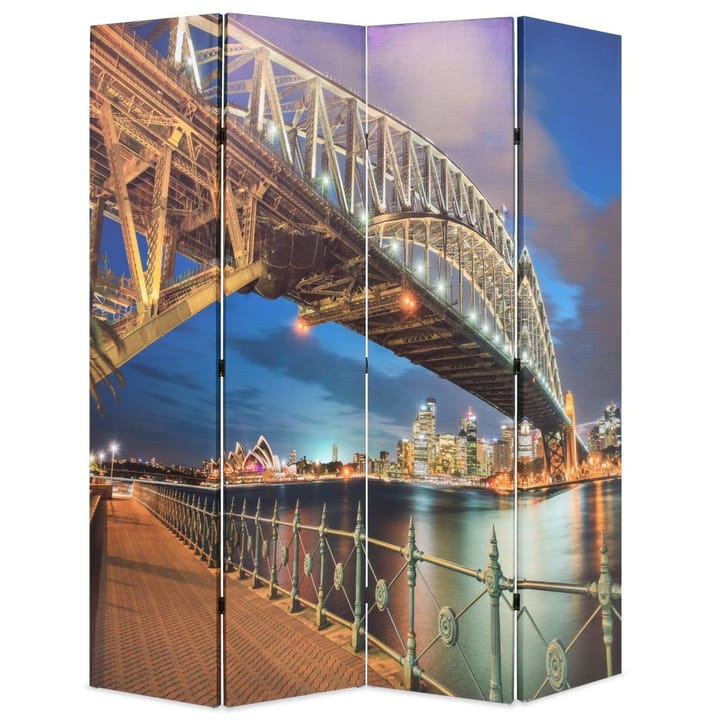 Taitettava huoneenjakaja 160x170 cm Sydney Harbour Bridge - Monivärinen - Sisustustuotteet - Tilanjakajat & sermit