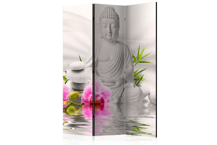 Tilanjakaja Buddha And Orchids 135x172 - Saatavana usean kokoisena - Sisustustuotteet - Tilanjakajat & sermit