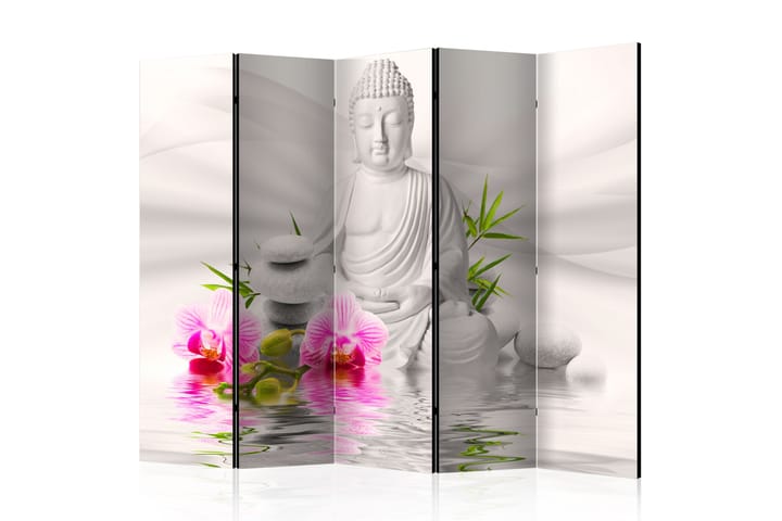 Tilanjakaja Buddha And Orchids 225x172 - Artgeist sp. z o. o. - Sisustustuotteet - Tilanjakajat & sermit