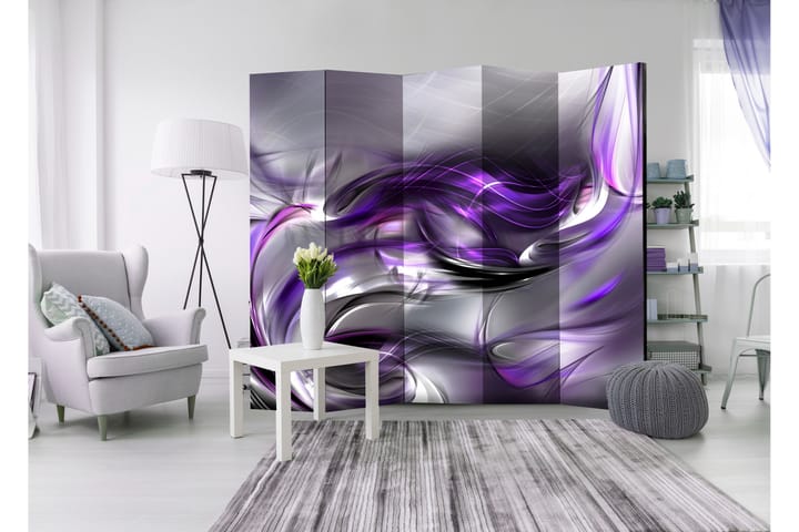 Tilanjakaja Purple Swirls 225x172 - Artgeist sp. z o. o. - Sisustustuotteet - Tilanjakajat & sermit