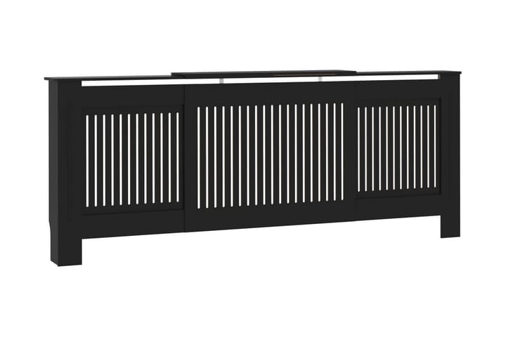 MDF lämpöpatterin suoja musta 205 cm - Musta - Talo & remontointi - Ilmastointi - Lämmitys - Lampöpatteri