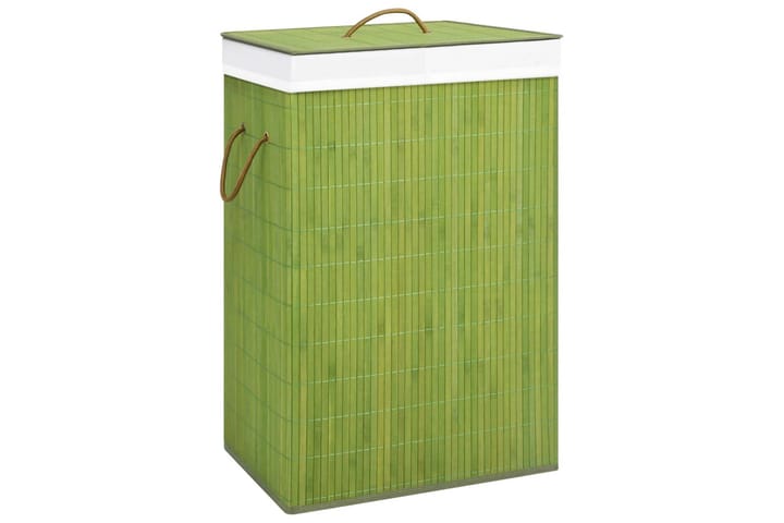 Bambu pyykkikori vihreä 72 l - Talo & remontointi - Keittiö & kylpyhuone - Keittiö & kodinhoitohuone - Kuivaus & pesutarvikkeet - Pyykkikori