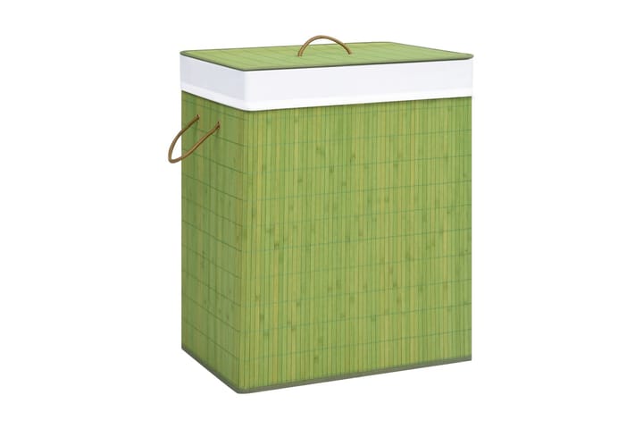 Bambu pyykkikori vihreä 83 l - Talo & remontointi - Keittiö & kylpyhuone - Keittiö & kodinhoitohuone - Kuivaus & pesutarvikkeet - Pyykkikori