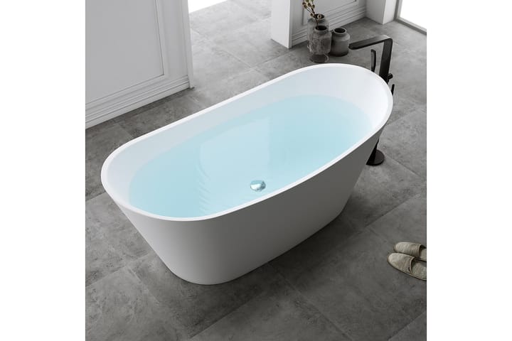 Kylpyamme Bathlife Relax Vapaasti seisova 170 cm - Matta Valkoinen - Talo & remontointi - Keittiö & kylpyhuone - Kylpyhuone - Kylpyammeet - Vapaasti seisovat ammeet