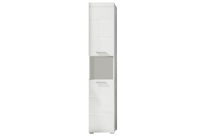 Korkeakaappi Amanda 37 cm - Valkoinen/korkeakiiltovalk - Talo & remontointi - Keittiö & kylpyhuone - Kylpyhuone - Kylpyhuonekalusteet - Seinäkaappi & korkea kaappi