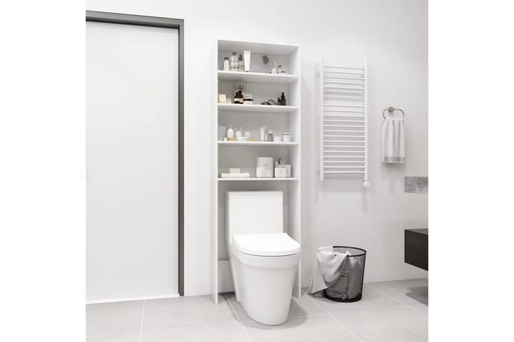 Pesukonekaappi valkoinen 64x24x190 cm - Talo & remontointi - Keittiö & kylpyhuone - Kylpyhuone - Kylpyhuonekalusteet - Kylpyhuonekaapit