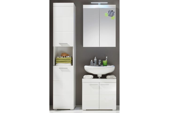 Kalustepaketti Angela XL 3 osaa - Valk/korkeak.valk - Talo & remontointi - Keittiö & kylpyhuone - Kylpyhuone - Kylpyhuonekalusteet - Kylpyhuonekalustepaketit