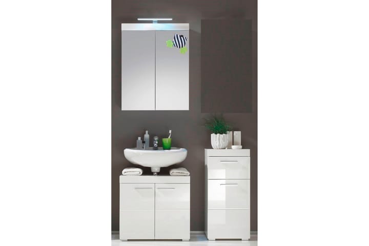 Kalustepaketti Angela XL 3 osaa - Valk/korkeak.valk - Talo & remontointi - Keittiö & kylpyhuone - Kylpyhuone - Kylpyhuonekalusteet - Kylpyhuonekalustepaketit