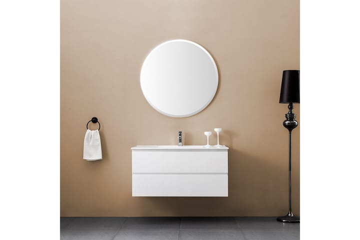 Kalustepaketti Eufori sis. peilin - 100 cm - Talo & remontointi - Keittiö & kylpyhuone - Kylpyhuone - Kylpyhuonekalusteet - Kylpyhuonekalustepaketit