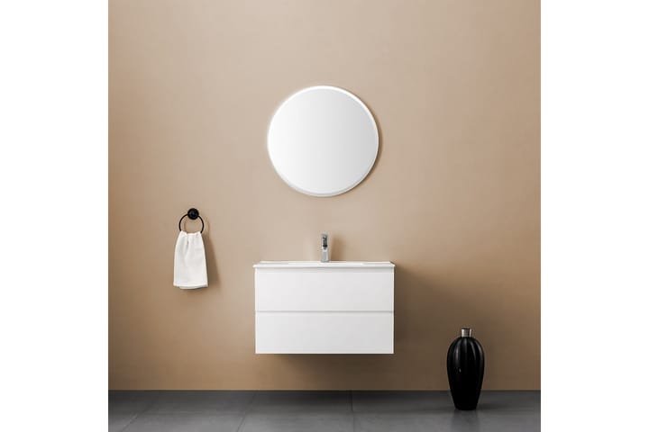 Kalustepaketti Eufori sis. peilin - 80 cm - Talo & remontointi - Keittiö & kylpyhuone - Kylpyhuone - Kylpyhuonekalusteet - Kylpyhuonekalustepaketit
