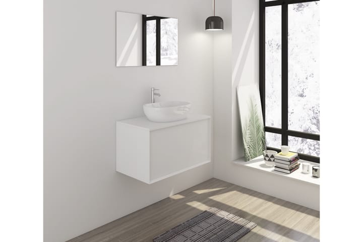 Kylpyhuonesetti 80 cm 2 kpl - Talo & remontointi - Keittiö & kylpyhuone - Kylpyhuone - Kylpyhuonekalusteet - Kylpyhuonekalustepaketit