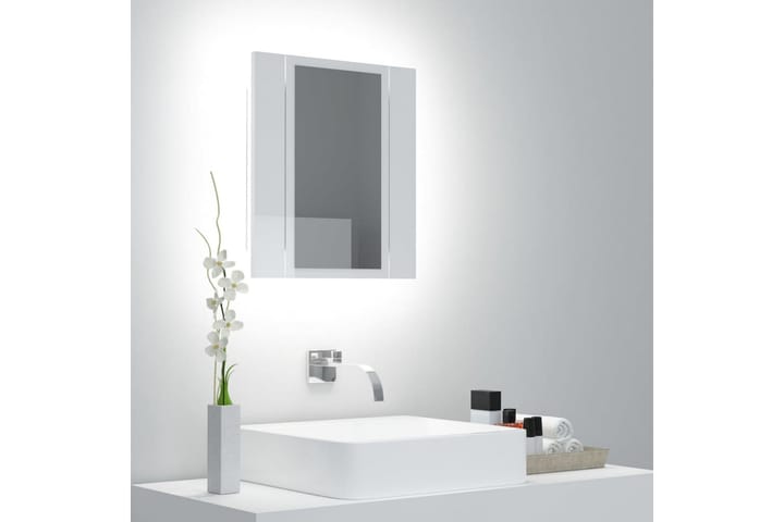 Kylpyhuoneen LED peilikaappi 40x12x45 cm - Valkoinen - Talo & remontointi - Keittiö & kylpyhuone - Kylpyhuone - Kylpyhuonekalusteet - Peilikaapit
