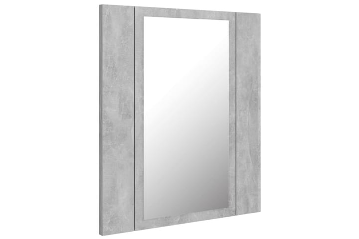 Kylpyhuoneen LED peilikaappi betoninharmaa 40x12x45 cm - Harmaa - Talo & remontointi - Keittiö & kylpyhuone - Kylpyhuone - Kylpyhuonekalusteet - Peilikaapit