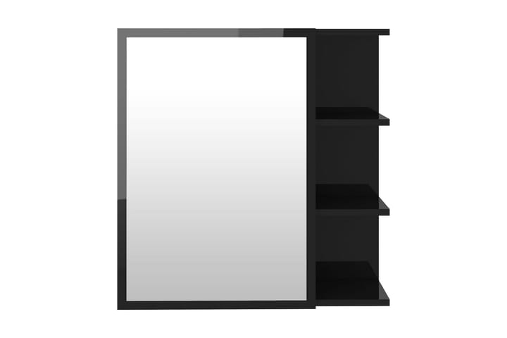 Kylpyhuoneen peilikaappi kk-musta 62,5x20,5x64 cm lastulevy - Musta - Talo & remontointi - Keittiö & kylpyhuone - Kylpyhuone - Kylpyhuonekalusteet - Peilikaapit