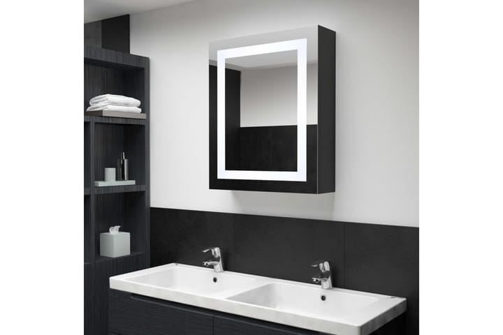 Kylpyhuoneen peilikaappi LED 50x13x70 cm - Antrasiitti - Talo & remontointi - Keittiö & kylpyhuone - Kylpyhuone - Kylpyhuonekalusteet - Peilikaapit