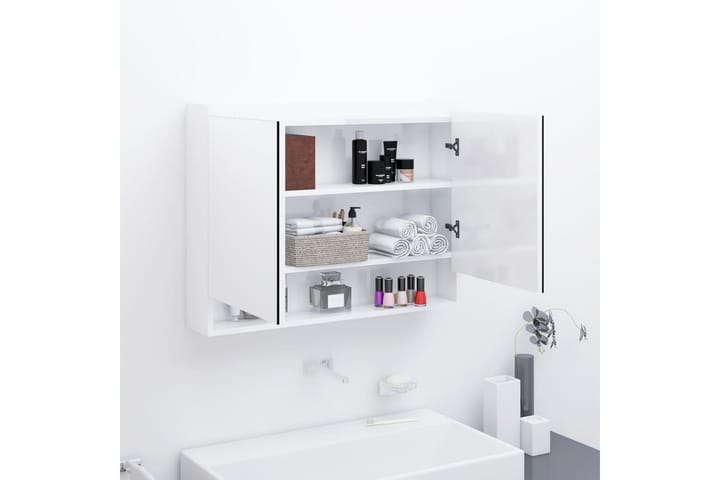 LED kylpyhuoneen peilikaappi 80x15x60 cm - Talo & remontointi - Keittiö & kylpyhuone - Kylpyhuone - Kylpyhuonekalusteet - Peilikaapit
