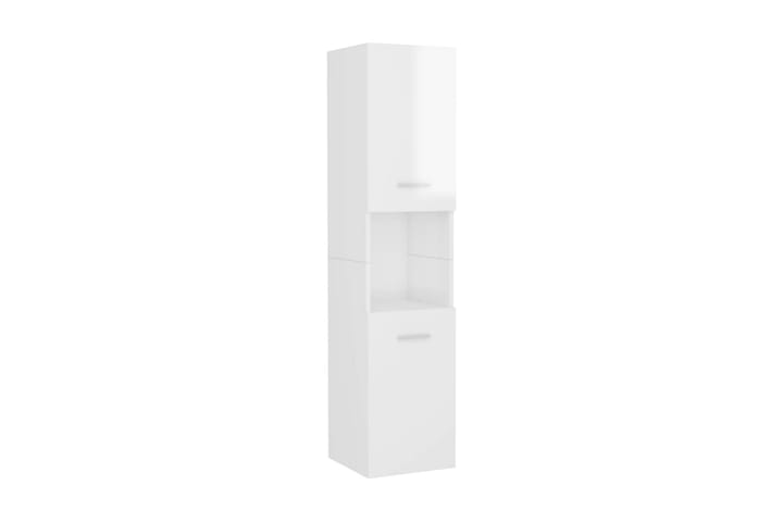 Kylpyhuonekaappi korkeakiilto valkoinen 30x30x130 cm - Valkoinen - Talo & remontointi - Keittiö & kylpyhuone - Kylpyhuone - Kylpyhuonekalusteet - Kylpyhuonekaapit