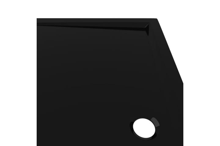 Suihkualusta suorakaide ABS musta 70x120 cm - Musta - Talo & remontointi - Keittiö & kylpyhuone - Kylpyhuone - Kylpyhuonetarvikkeet - Muuta